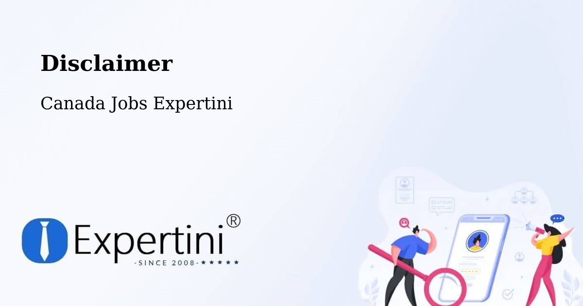Disclaimer – Waterloo - Canada Jobs Expertini